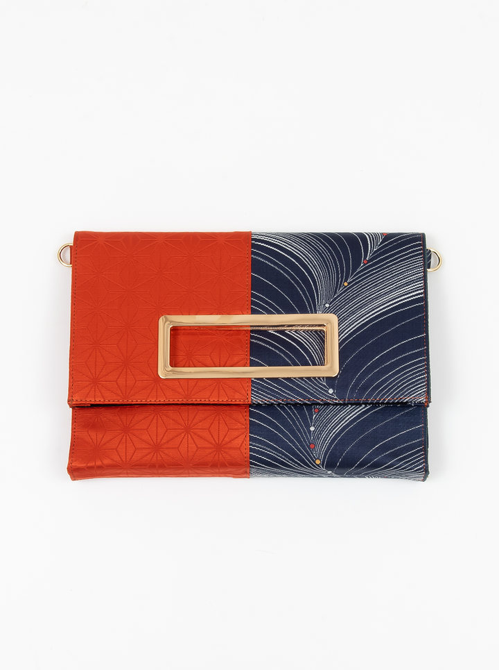 Half-width obi clutch bag｜04